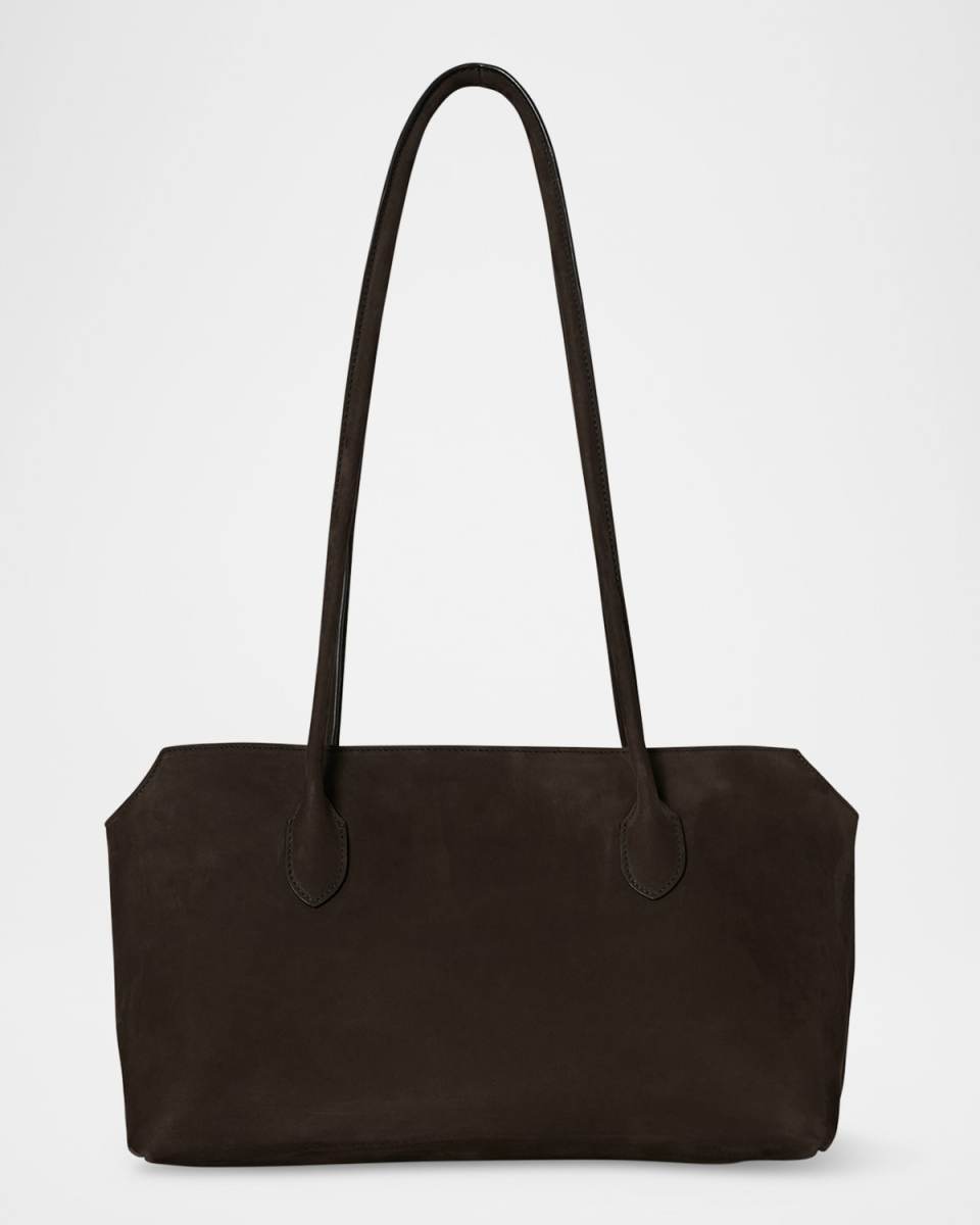 Terrasse East-West Shoulder Bag in Leather